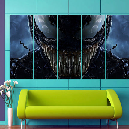 Collage art Perfect canvas Superhero on canvas Collage wall prints Superhero portrait Venom canvas Comics on canvas Large canvas art