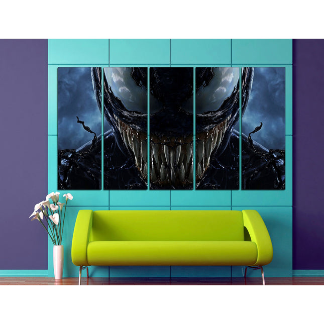 Collage art Perfect canvas Superhero on canvas Collage wall prints Superhero portrait Venom canvas Comics on canvas Large canvas art
