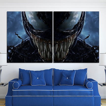 Collage art Perfect canvas Superhero on canvas Collage wall prints Superhero portrait Venom canvas Comics on canvas Large canvas art