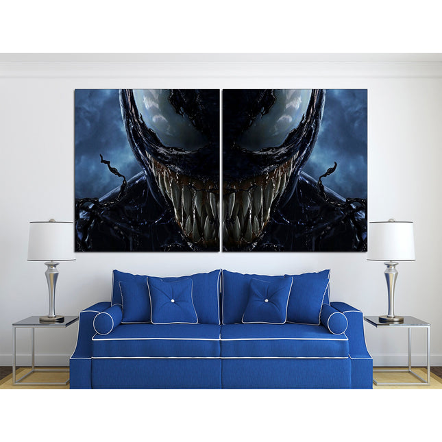 Collage art Perfect canvas Superhero on canvas Collage wall prints Superhero portrait Venom canvas Comics on canvas Large canvas art