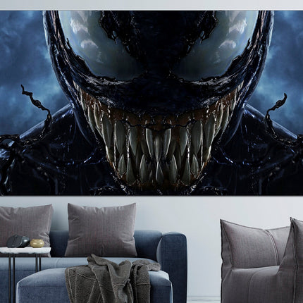 Collage art Perfect canvas Superhero on canvas Collage wall prints Superhero portrait Venom canvas Comics on canvas Large canvas art