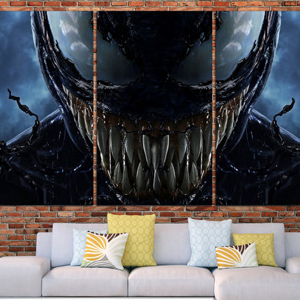 Collage art Perfect canvas Superhero on canvas Collage wall prints Superhero portrait Venom canvas Comics on canvas Large canvas art