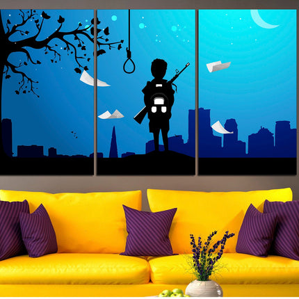 Сollage art Сanvas for a gift Сollage wall prints Large canvas art Warrior on canvas Ebony on canvas Brain explosion art Wall art unique