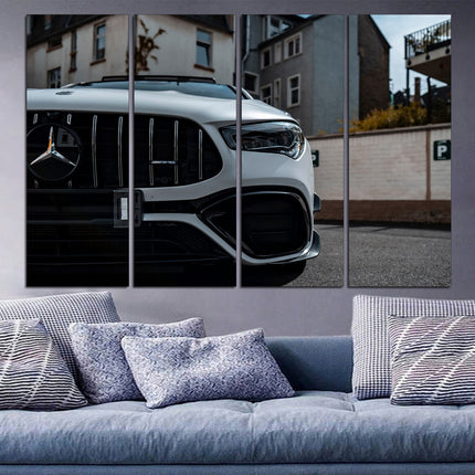 Mercedes decor Mclaren poster German car Poster in the garage Mercedes emblem Mclaren car print Vintage mercedes