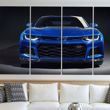 Apartment wall art Custom print canvas Individual design Canvas for room American car Chevrolet on canvas Gift for boys Car decor