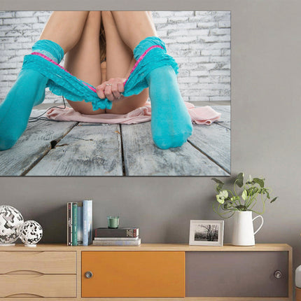Gift for boys Modern poster Colorful canvas Multi-panel canvas Mountains on canvas Erotic art prints Female body print A gift to the house