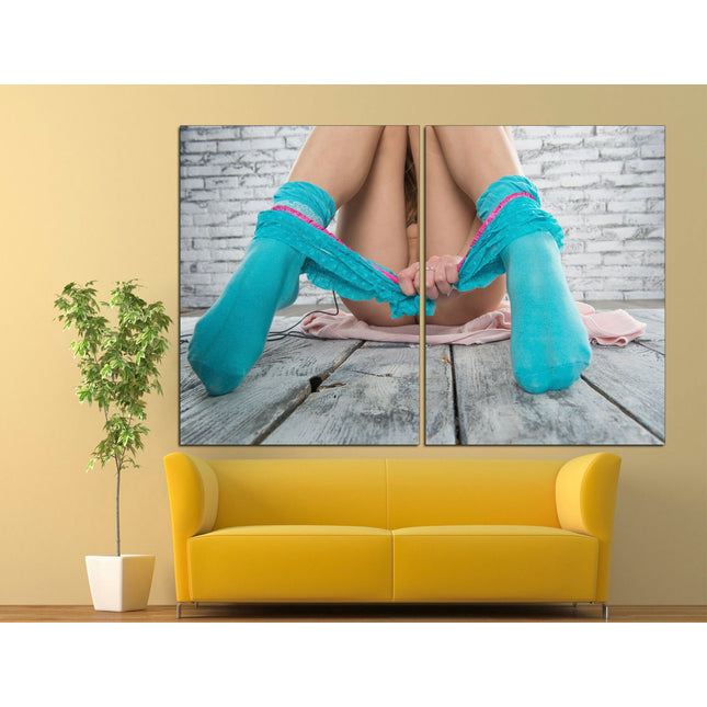 Gift for boys Modern poster Colorful canvas Multi-panel canvas Mountains on canvas Erotic art prints Female body print A gift to the house