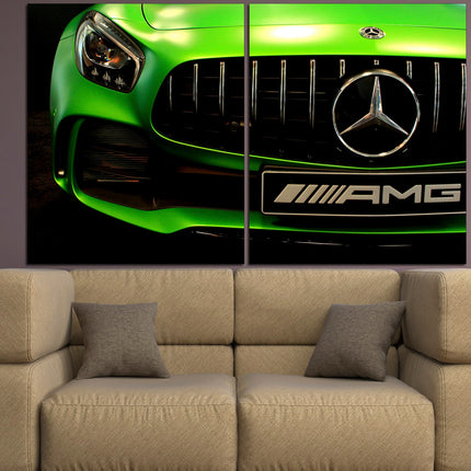 Mclaren poster Mercedes decor Classic cars Car on canvas Gift for boys Retro cars Supercar gift Supercar wall art Car on poster Car decor