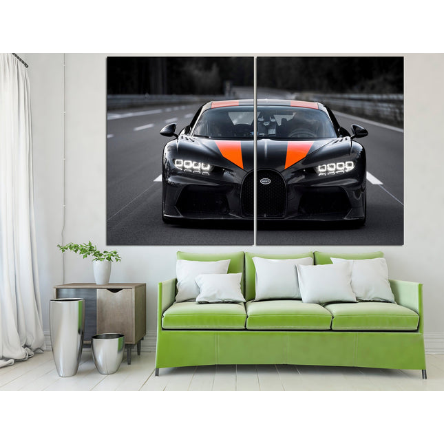 Bugatti on canvas Custom print canvas Canvas for room Racing car Gift for boys Supercar wall art F1 formula on canvas fantastic car