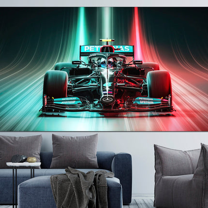 Formula one car F1 poster Canvas f1 Formula 1 car Print on canvas f1 Mercedes f1 wall art Formula 1 gift