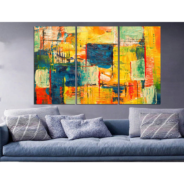 Vintage print Abstract art print Art poster Living room wall art Abstract bright art Wall art print Modern art