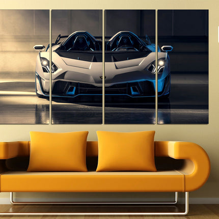 Lamborghini canvas Custom print canvas Canvas for room Racing car Gift for boys Supercar wall art F1 formula on canvas fantastic car