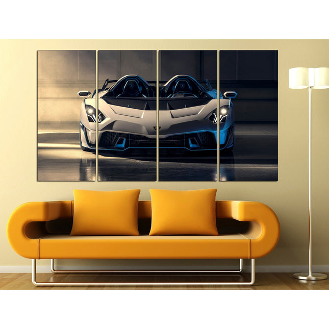 Lamborghini canvas Custom print canvas Canvas for room Racing car Gift for boys Supercar wall art F1 formula on canvas fantastic car