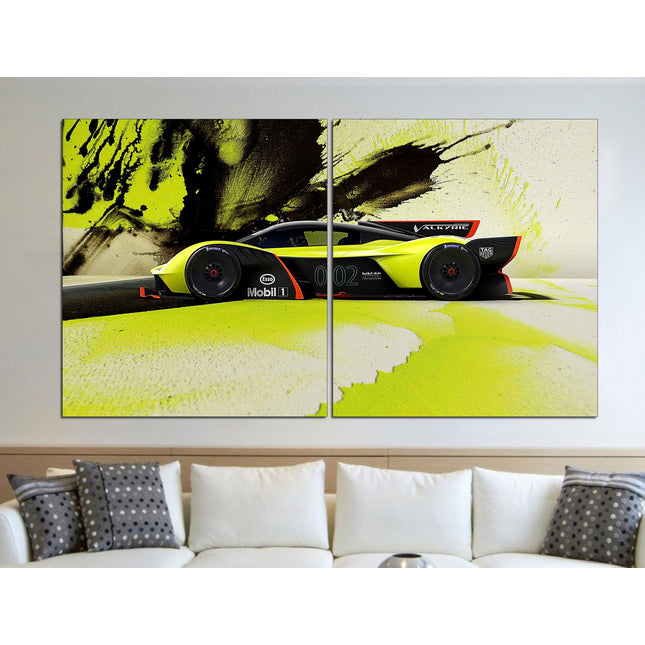 Ferrari print Yellow ferrari Ferrari canvas print Machine on canvas Bugatti on canvas Gift for boys Ferrari gift idea