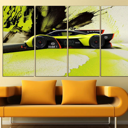 Ferrari print Yellow ferrari Ferrari canvas print Machine on canvas Bugatti on canvas Gift for boys Ferrari gift idea