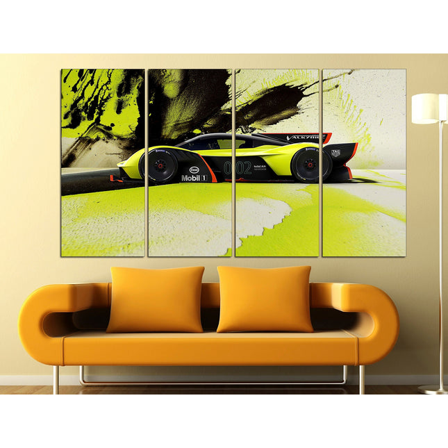 Ferrari print Yellow ferrari Ferrari canvas print Machine on canvas Bugatti on canvas Gift for boys Ferrari gift idea