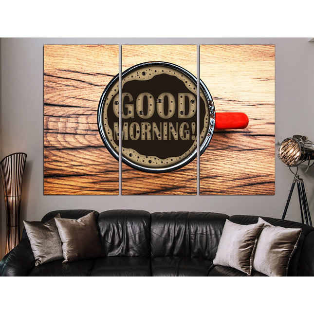 Coffee bar decor Canvas for kitchen Pie on canvas Coffee on canvas Kitchen wall decor Dining room decor Modern kitchen Restaurant decor