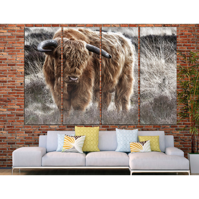 Farm wall art Cow decor Farm animal decor Texas home decor Kitchen wall art Cow print Farmer gift Multi-panel canvas Canvas art print