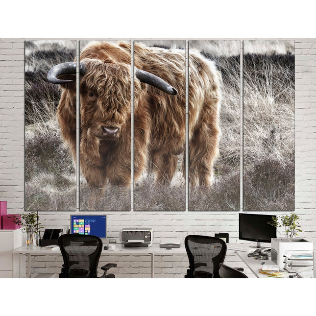 Farm wall art Cow decor Farm animal decor Texas home decor Kitchen wall art Cow print Farmer gift Multi-panel canvas Canvas art print