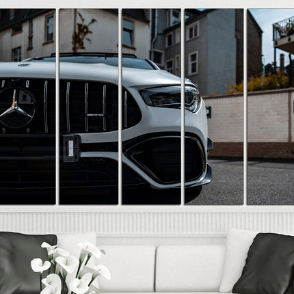 Mercedes decor Mclaren poster German car Poster in the garage Mercedes emblem Mclaren car print Vintage mercedes