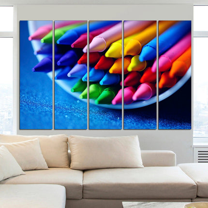 Contemporary art Trendy wall art Modern wall art Above bed art Pencil on canvas Colour pencils Original art print Holiday gift Art print