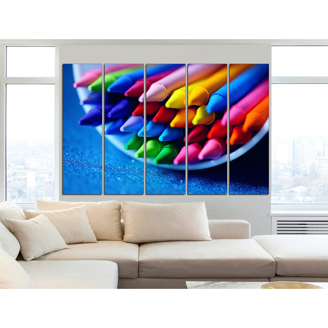 Contemporary art Trendy wall art Modern wall art Above bed art Pencil on canvas Colour pencils Original art print Holiday gift Art print