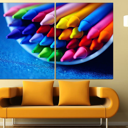 Contemporary art Trendy wall art Modern wall art Above bed art Pencil on canvas Colour pencils Original art print Holiday gift Art print