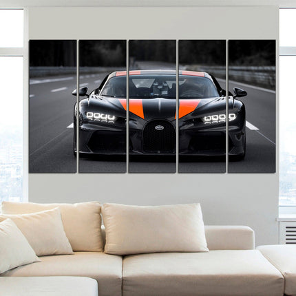 Bugatti on canvas Custom print canvas Canvas for room Racing car Gift for boys Supercar wall art F1 formula on canvas fantastic car