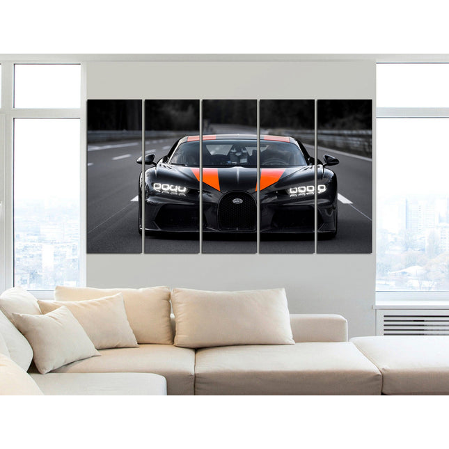Bugatti on canvas Custom print canvas Canvas for room Racing car Gift for boys Supercar wall art F1 formula on canvas fantastic car