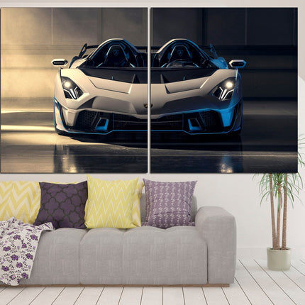 Lamborghini canvas Custom print canvas Canvas for room Racing car Gift for boys Supercar wall art F1 formula on canvas fantastic car