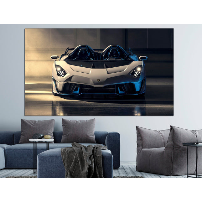 Lamborghini canvas Custom print canvas Canvas for room Racing car Gift for boys Supercar wall art F1 formula on canvas fantastic car
