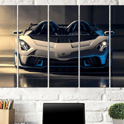 Lamborghini canvas Custom print canvas Canvas for room Racing car Gift for boys Supercar wall art F1 formula on canvas fantastic car