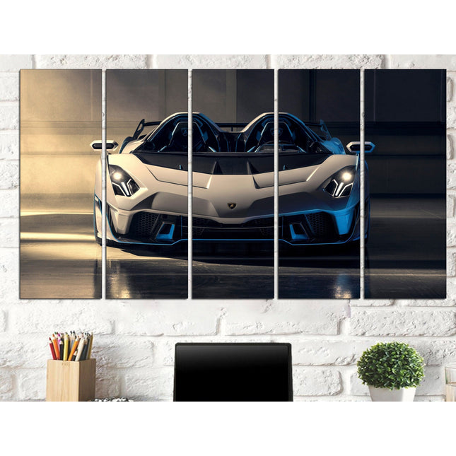 Lamborghini canvas Custom print canvas Canvas for room Racing car Gift for boys Supercar wall art F1 formula on canvas fantastic car