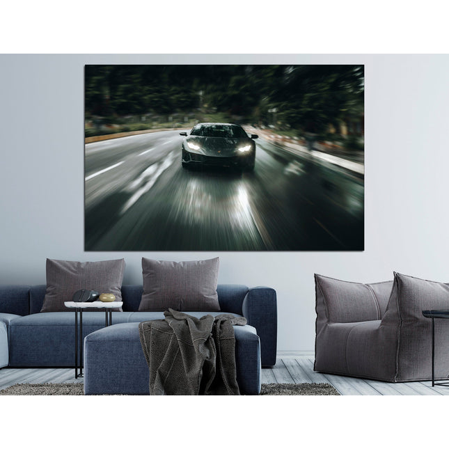 Supercar wall art Boys room poster Car on canvas Poster in the garage German car Canvas for garage Mclaren wall decor Lamborghini canvas