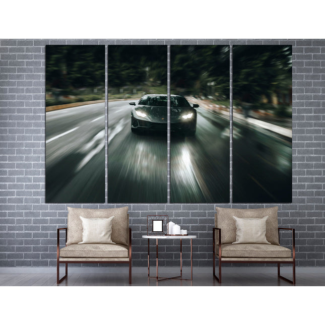 Supercar wall art Boys room poster Car on canvas Poster in the garage German car Canvas for garage Mclaren wall decor Lamborghini canvas