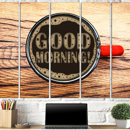 Coffee bar decor Canvas for kitchen Pie on canvas Coffee on canvas Kitchen wall decor Dining room decor Modern kitchen Restaurant decor