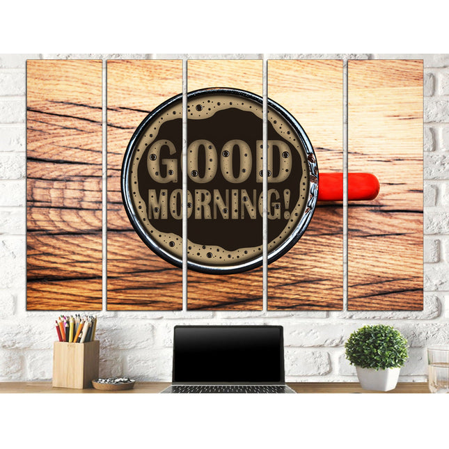 Coffee bar decor Canvas for kitchen Pie on canvas Coffee on canvas Kitchen wall decor Dining room decor Modern kitchen Restaurant decor