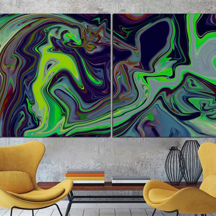 Digital drawing Graffiti canvas Abstract canvas art Multi panel canvas Modern graffiti art Famous artist Crazy mouse Fashion print