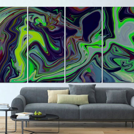 Digital drawing Graffiti canvas Abstract canvas art Multi panel canvas Modern graffiti art Famous artist Crazy mouse Fashion print