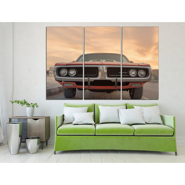 American machine on canvas Classic cars Car on canvas Gift for boys Retro cars Supercar gift Supercar wall art Car on poster Car decor Car