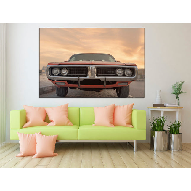American machine on canvas Classic cars Car on canvas Gift for boys Retro cars Supercar gift Supercar wall art Car on poster Car decor Car