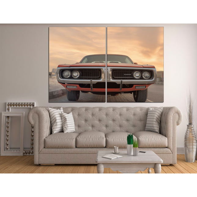 American machine on canvas Classic cars Car on canvas Gift for boys Retro cars Supercar gift Supercar wall art Car on poster Car decor Car