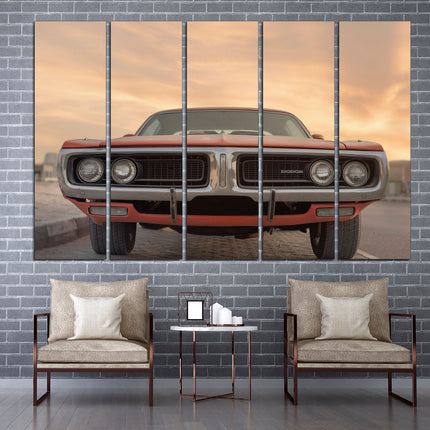American machine on canvas Classic cars Car on canvas Gift for boys Retro cars Supercar gift Supercar wall art Car on poster Car decor Car