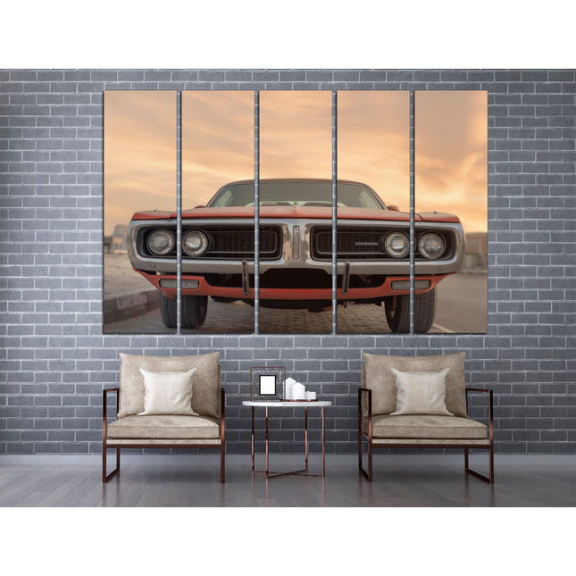American machine on canvas Classic cars Car on canvas Gift for boys Retro cars Supercar gift Supercar wall art Car on poster Car decor Car