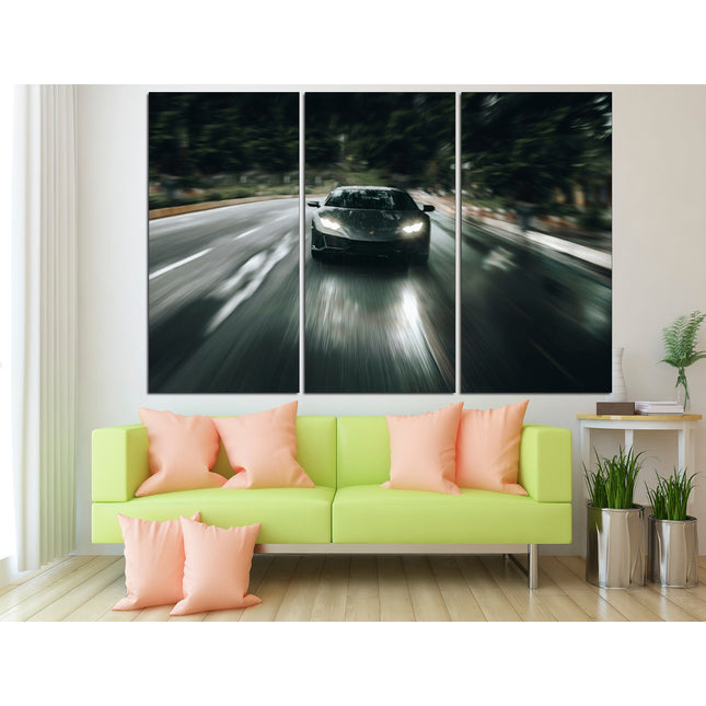 Supercar wall art Boys room poster Car on canvas Poster in the garage German car Canvas for garage Mclaren wall decor Lamborghini canvas