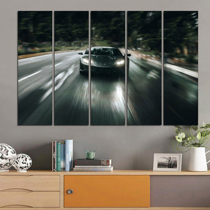 Supercar wall art Boys room poster Car on canvas Poster in the garage German car Canvas for garage Mclaren wall decor Lamborghini canvas