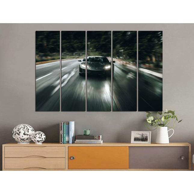 Supercar wall art Boys room poster Car on canvas Poster in the garage German car Canvas for garage Mclaren wall decor Lamborghini canvas