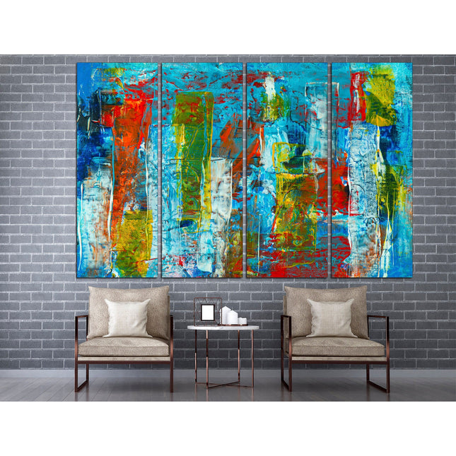 Abstract painting Art poster Living room wall art Wall art print Abstract bright art Color art print Vintage print Art poster Modern art