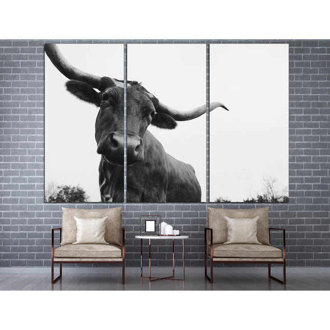 Farm wall art Cow decor Farm animal decor Texas home decor Kitchen wall art Cow print Farmer gift Multi-panel canvas Canvas art print