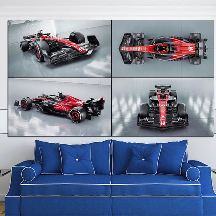 F1 grand prix Formula 1 wall art Sports canvas Racing wall art Formula one Home decor wall art Car wall art Formula 1 canvas
